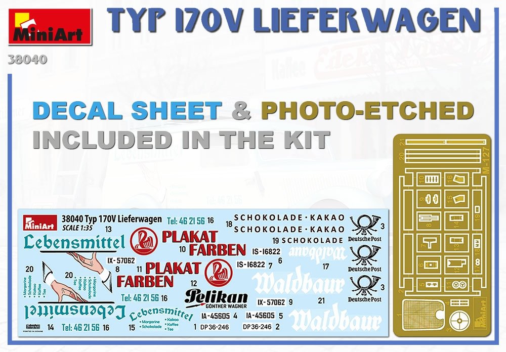 MiniArt 38040 TYPE 170V LIEFERWAGEN 1/35 – image 3