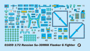 Trumpeter 01659 Russian Su-30MKK Flanker G 1/72 – image 19