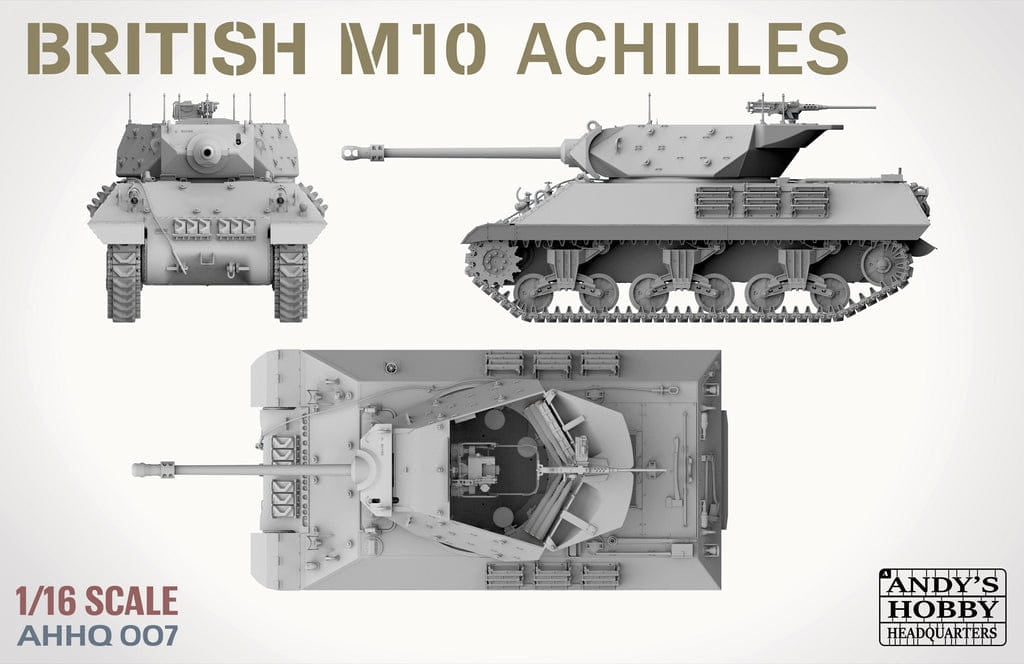 Andy&amp;#39;s Hobby Headquarters AHHQ-007 British M10 &amp;quot;Achilles&amp;quot; IIc Tank Destroyer 1/16 – Bild 3