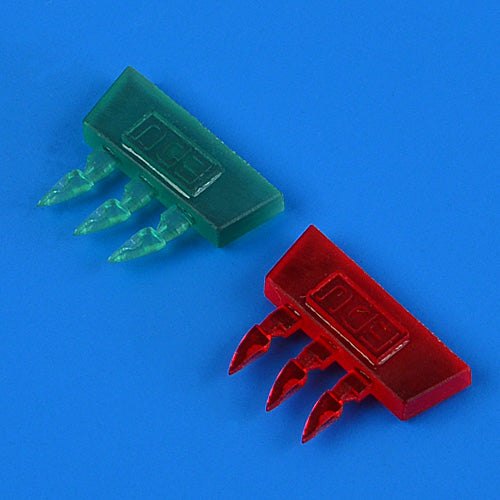 Quickboost QB49086 Bf 109K position lights (colored) Eduard 1/48