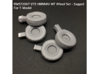 T-Model RWS72007 HMMWV MT Wheel Set - Sagged (for T-Model) 1/72