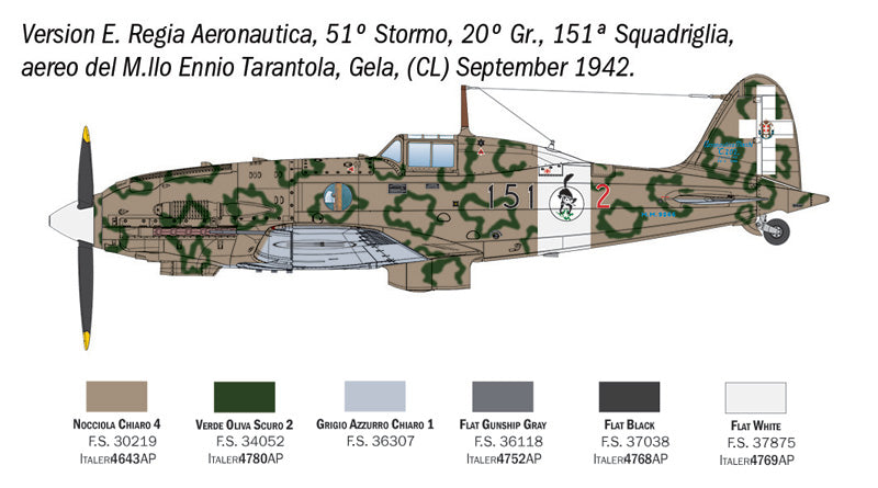 Italeri 2840 Macchi MC.202 Folgore 1/48 – image 10