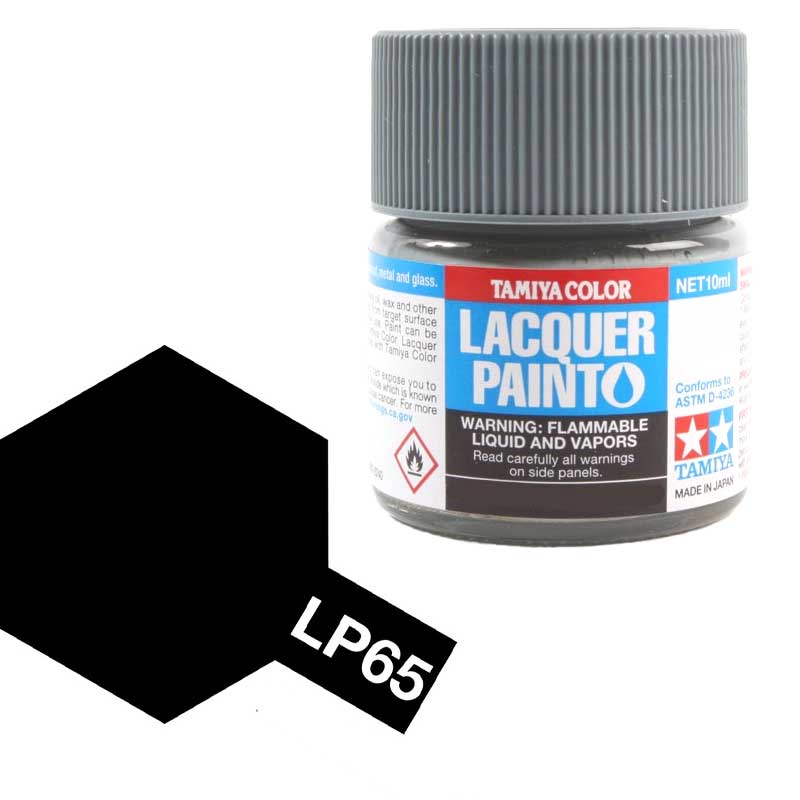 Tamiya 82165 LP-65 Rubber black 10 ml