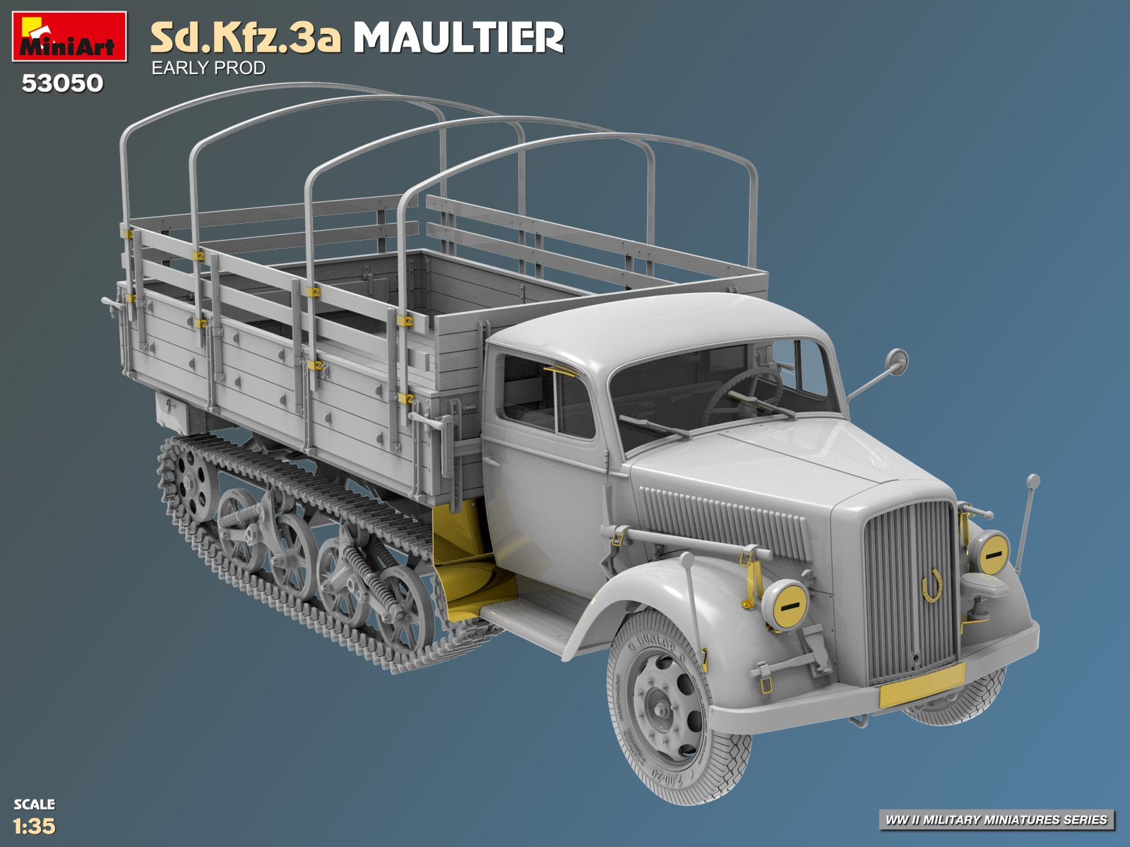 53050 Sd.Kfz.3a Maultier. Early Prod 1/35 – obrázek 7