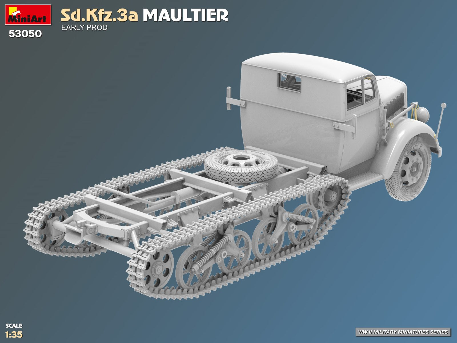 53050 Sd.Kfz.3a Maultier. Early Prod 1/35 – obrázek 12
