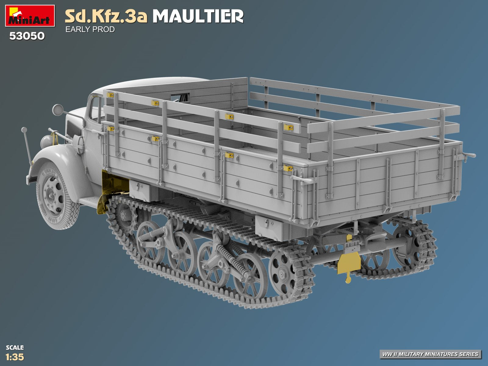 53050 Sd.Kfz.3a Maultier. Early Prod 1/35 – obrázek 8