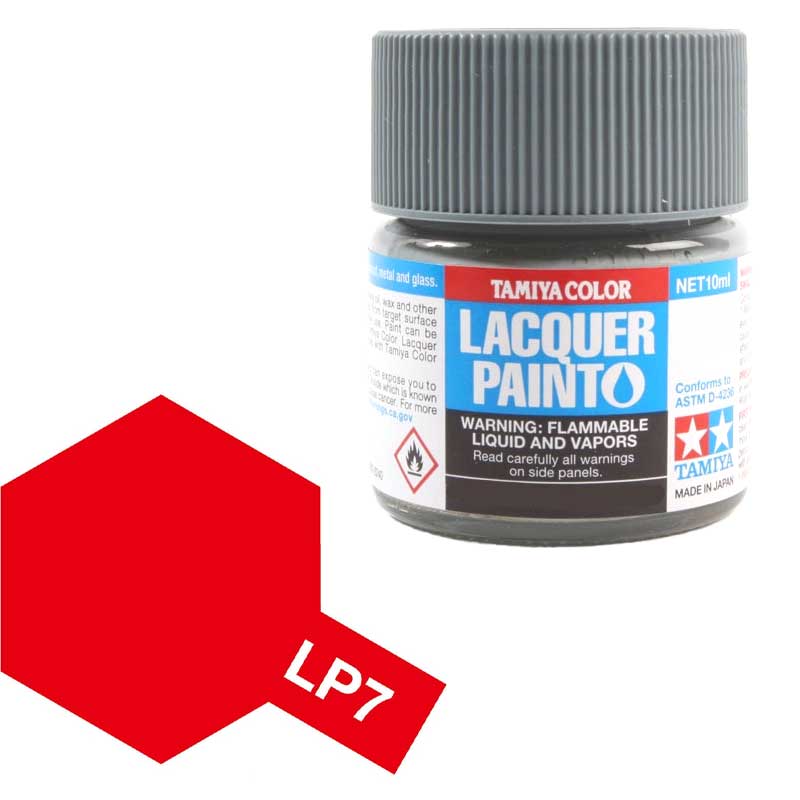 Tamiya 82107 LP-7 Pure red 10ml
