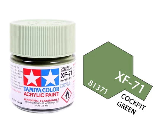 Tamiya 81371 Acrylic XF-71 Cockpit Green (IJN) 23ml
