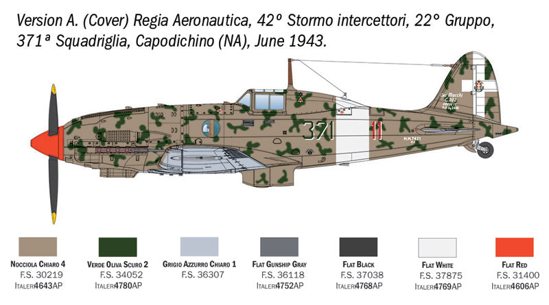 Italeri 2840 Macchi MC.202 Folgore 1/48 – image 6