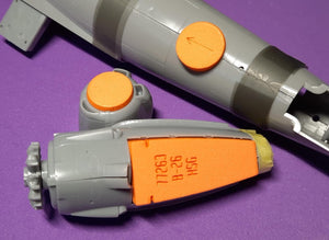 Omask 77263 1/72 B-26 Marauder Wheel Bay Plugs (for Hasegawa, Hobby 2000) 1/72 – obrázek 3
