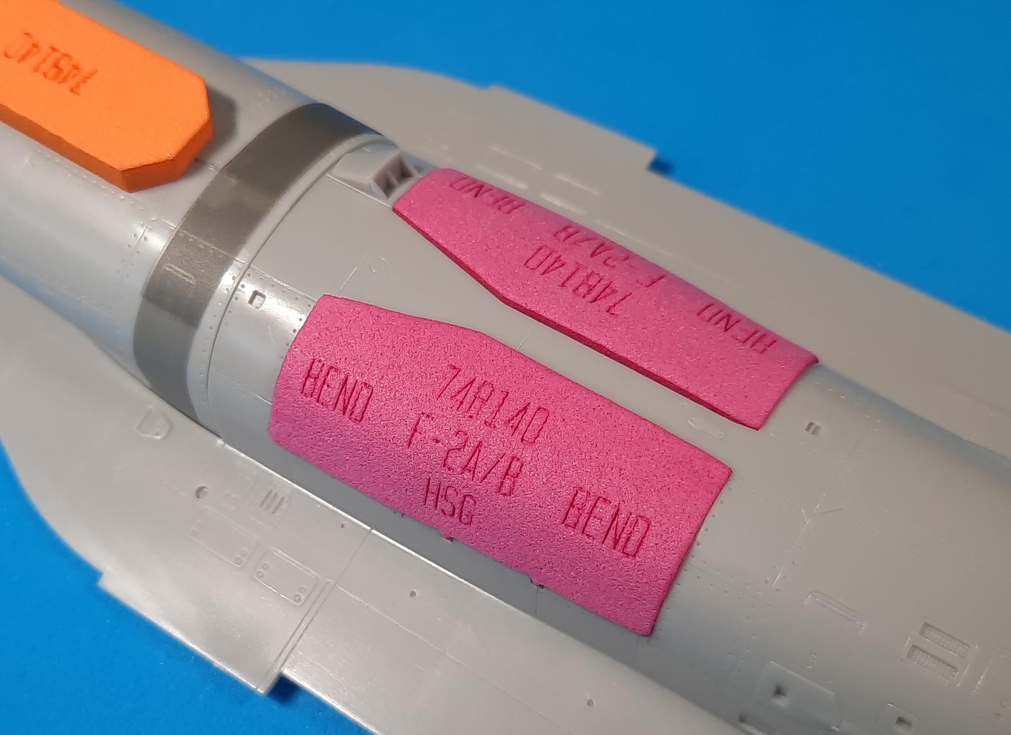 Omask 748140 1/48 Mitsubishi F-2A/F-2B Wheel Bay Plugs (for Hasegawa) 1/48 – image 2