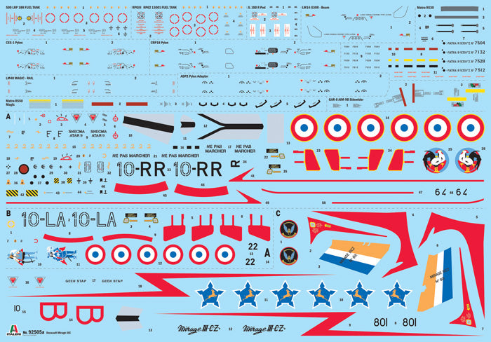 Italeri 92505 Mirage IIIC 1/32 – zdjęcie 9
