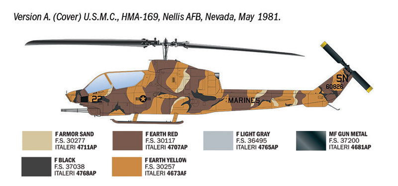 Italeri 90835 AH-1T Sea Cobra 1/48 – obrázek 8