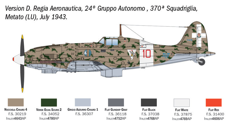 Italeri 2840 Macchi MC.202 Folgore 1/48 – image 9