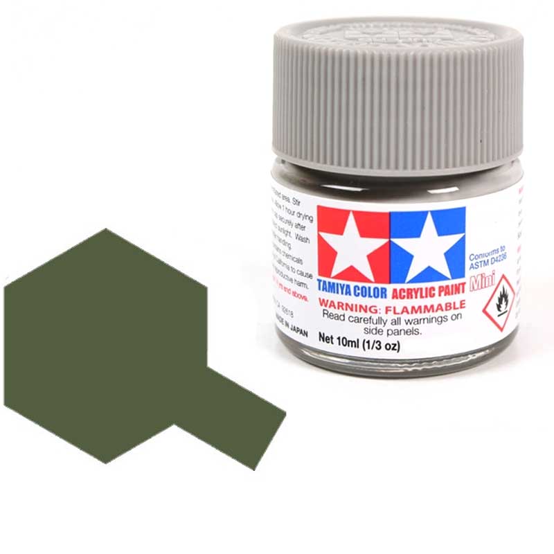Tamiya 81762 XF62 Olive Drab Acrylic paint 10ml